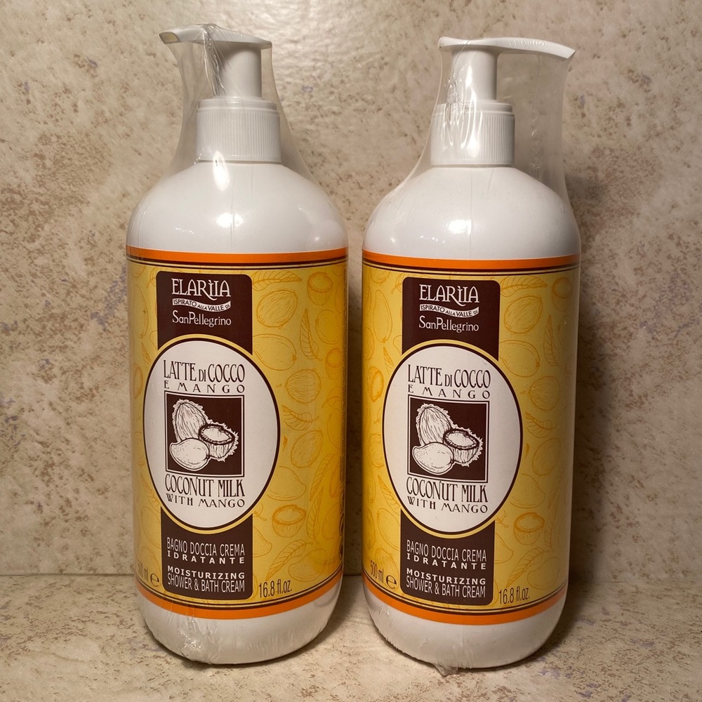 ELARIIA MOISTURIZING SHOWER & BATH CREAM LOT OF 2